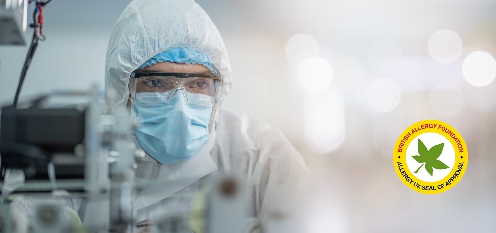 Chứng nhận allergy uk