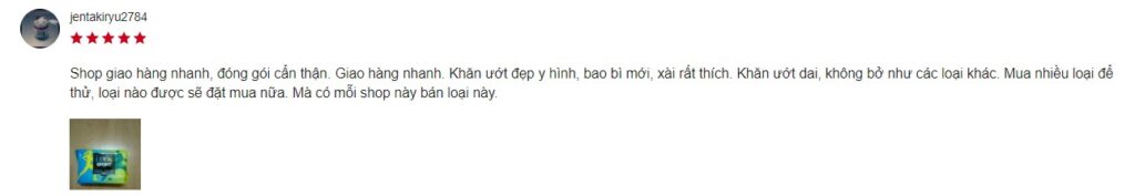 các loại khăn ướt