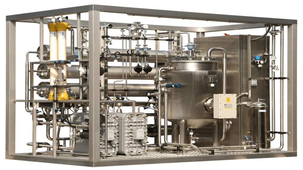 Electrodeionization system Electrodeionization system