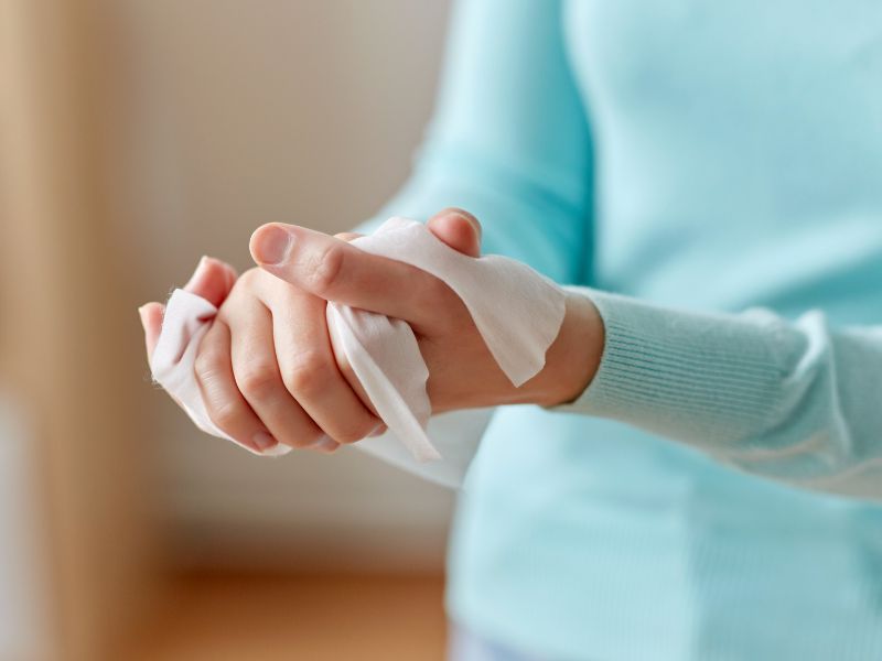 how to keep wet wipes warm