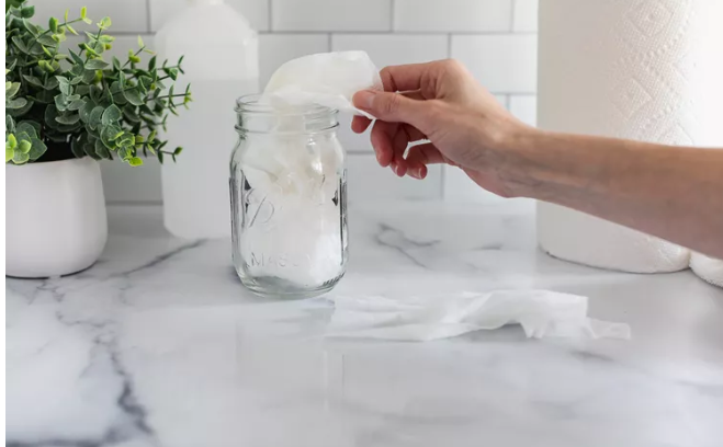 how to make antibacterial wipes