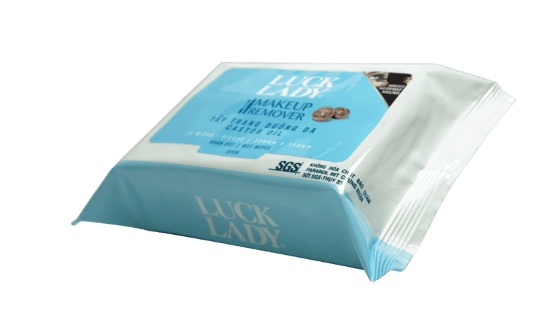 khăn giấy ướt luck lady