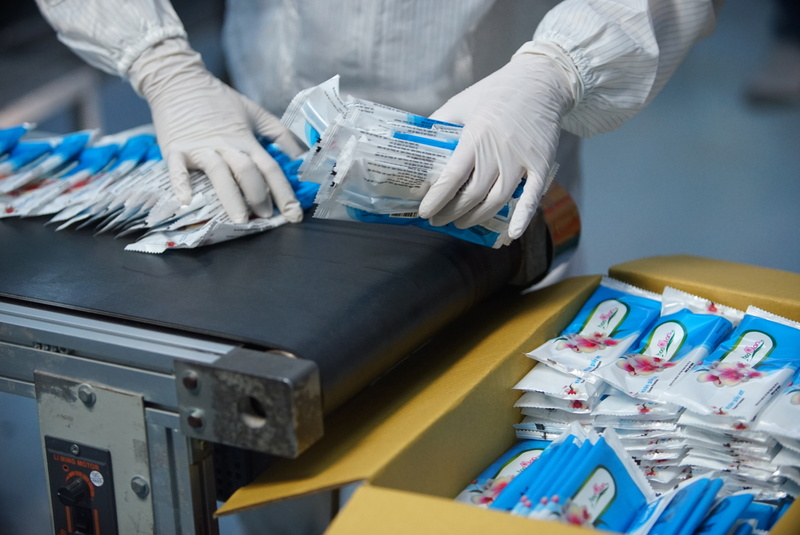 khăn ướt nhà hàng