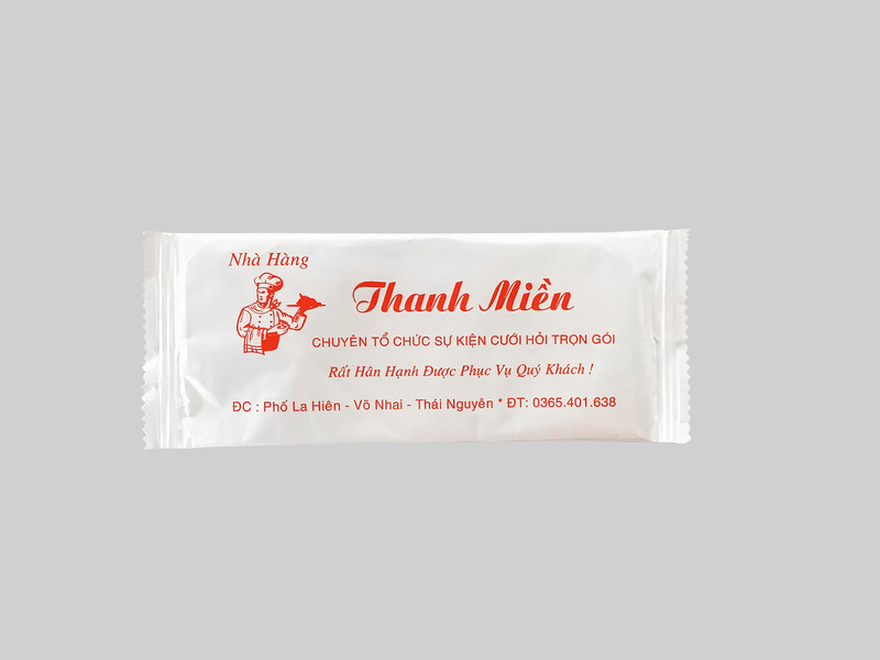 dây chuyền sản xuất khăn lạnh