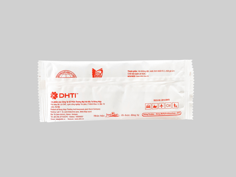 dây chuyền sản xuất khăn lạnh